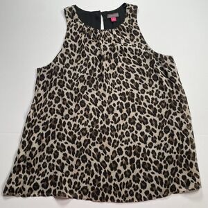 Vince Camuto Women's Tank Top Camisole‎ Leopard Print Small